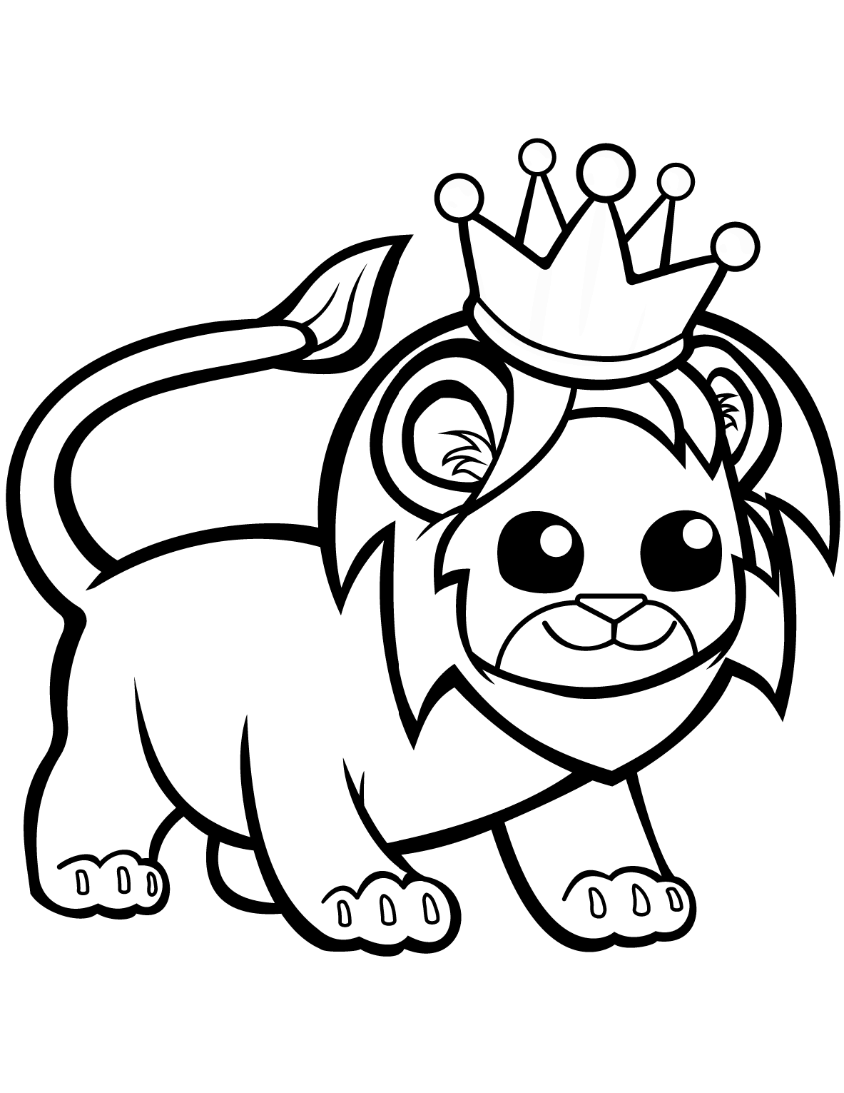 Lion In A Crown