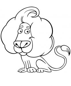 Zodiac Leo Or Lion Coloring Page Vector 1775631 1 Nature Coloring Pages